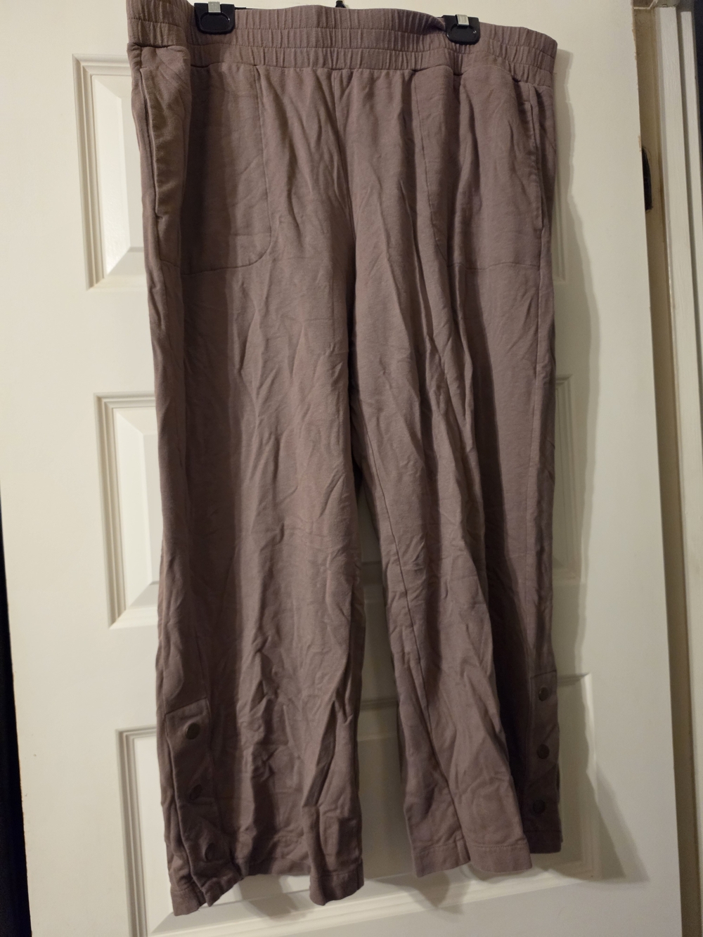 AnyBody Women's Relaxed Pants in Taupe-TWO PAIRS